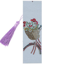 Cargar imagen en el visor de la galería, Marcapáginas Diamond Painting Cesta de Flores