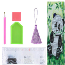 Cargar imagen en el visor de la galería, Marcapáginas Diamond Painting Panda
