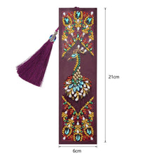 Cargar imagen en el visor de la galería, Marcapáginas Diamond Painting - Pavo Real