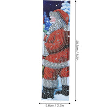 Cargar imagen en el visor de la galería, Marcapáginas Diamond Painting Papá Noel