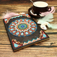 Cargar imagen en el visor de la galería, Cuaderno Diamond Painting Flor Azul
