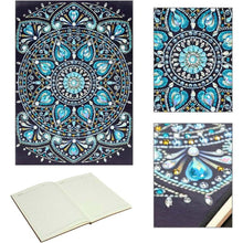 Cargar imagen en el visor de la galería, Cuaderno Diamond Painting Diamantes Azules
