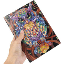 Cargar imagen en el visor de la galería, Cuaderno de pintura Diamond Art Búho