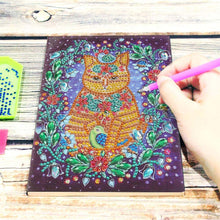 Cargar imagen en el visor de la galería, Cuaderno Diamond Painting Gato