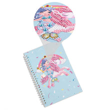 Cargar imagen en el visor de la galería, Cuaderno Diamond Painting Sirena con Unicornio