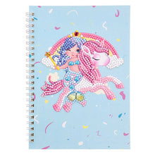 Cargar imagen en el visor de la galería, Cuaderno Diamond Painting Sirena con Unicornio