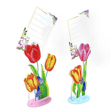 Cargar imagen en el visor de la galería, Porta-Notas Diamond Painting Tulipanes 2 Piezas
