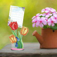Cargar imagen en el visor de la galería, Porta-Notas Diamond Painting Tulipanes 2 Piezas