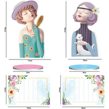Cargar imagen en el visor de la galería, Porta-Notas Diamond Painting Mujeres 2 Piezas