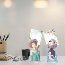 Cargar imagen en el visor de la galería, Porta-Notas Diamond Painting Mujeres 2 Piezas