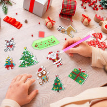 Cargar imagen en el visor de la galería, Llavero Diamond Painting Navidad 11 Piezas