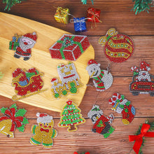 Cargar imagen en el visor de la galería, Llavero Diamond Painting Navidad 12 Piezas