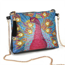 Cargar imagen en el visor de la galería, Bolsa Diamond Painting Pavo Real Rojo