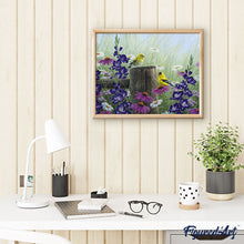 Cargar imagen en el visor de la galería, Pintar Por Números - Pareja de Goldfinch - Figuredart - Intermedio Animales Pájaros Flores Novedades