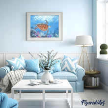 Cargar imagen en el visor de la galería, Pintar Por Números - Tortuga - Figuredart - Intermedio Animales Tortugas Novedades