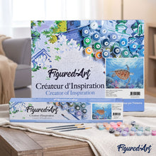 Cargar imagen en el visor de la galería, Pintar Por Números - Tortuga - Figuredart - Intermedio Animales Tortugas Novedades