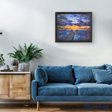 Cargar imagen en el visor de la galería, Pintar Por Números - Pontón al atardecer - Figuredart - Avanzado Paisajes Novedades
