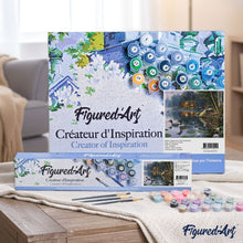 Cargar imagen en el visor de la galería, Pintar Por Números - Chalet en el lago - Figuredart - Intermedio Animales Pájaros Patos Novedades