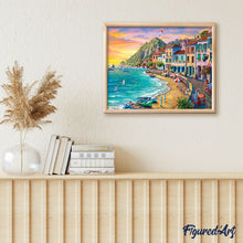 Cargar imagen en el visor de la galería, Pintar Por Números - Vacaciones en la playa - Figuredart - Fácil Paisajes Ciudades Novedades