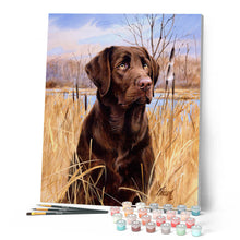 Cargar imagen en el visor de la galería, Pintar Por Números - Perro Labrador - Figuredart - Fácil Animales Perros Novedades