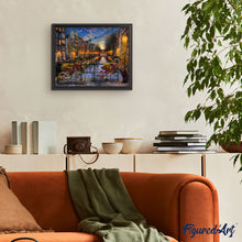 Cargar imagen en el visor de la galería, Pintar por números Canal de Amsterdam Figured'Art Avanzado Novedades Ciudades Paisajes