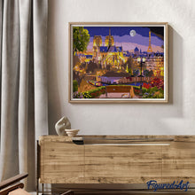 Cargar imagen en el visor de la galería, Pintar por números Notre Dame En París Figured'Art Avanzado Novedades Ciudades Paisajes