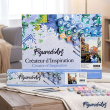 Cargar imagen en el visor de la galería, Pintar por números Acuarela de Venecia Figured'Art Intermedio Novedades Ciudades Paisajes