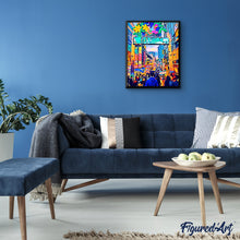 Cargar imagen en el visor de la galería, Pintar por números Tokio Harajuku Figured'Art Avanzado Novedades Ciudades Paisajes