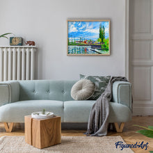 Cargar imagen en el visor de la galería, L'Ecluse en Pontoise - Camille Pissarro