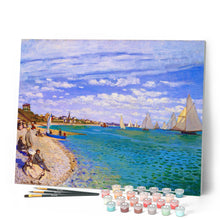 Cargar imagen en el visor de la galería, Regattas en Sainte -adresse - Monet