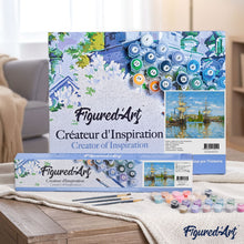 Cargar imagen en el visor de la galería, Barcos navegando en el Sena en Rouen - Monet