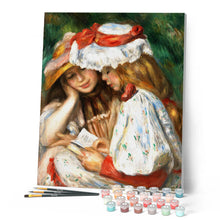 Cargar imagen en el visor de la galería, Lectura de chicas jóvenes - Renoir