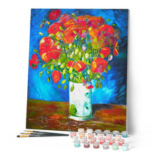 Cargar imagen en el visor de la galería, Jarrón con amapolas - van gogh