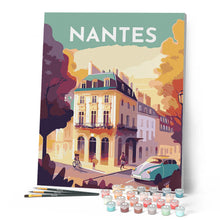 Cargar imagen en el visor de la galería, Póster de viaje Nantes