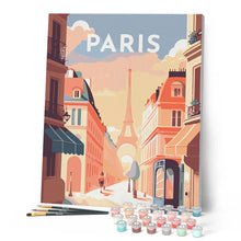 Cargar imagen en el visor de la galería, Póster de viaje París I