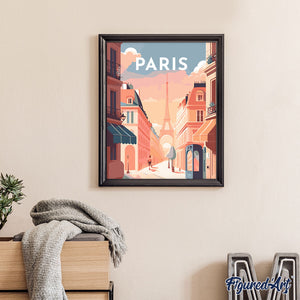 Póster de viaje París I