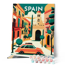 Cargar imagen en el visor de la galería, Póster de viaje Sevilla