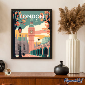 Póster de viaje Londres 2