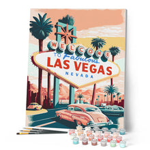 Cargar imagen en el visor de la galería, Póster de viaje Las Vegas