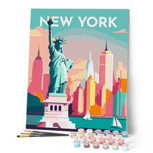 Cargar imagen en el visor de la galería, Póster de viaje Nueva York