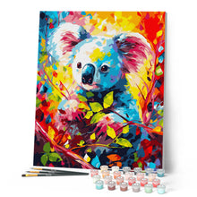 Cargar imagen en el visor de la galería, Koala Abstracto Colorido