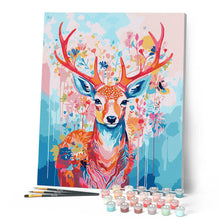 Cargar imagen en el visor de la galería, Ciervo Colorido en Flor