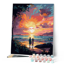 Cargar imagen en el visor de la galería, Pareja y Atardecer Colorido