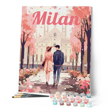 Cargar imagen en el visor de la galería, Póster de Viaje Milán en Flor