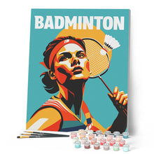 Cargar imagen en el visor de la galería, Póster Deportivo de Bádminton