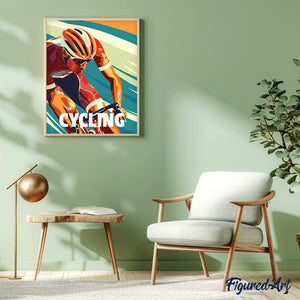 Póster Deportivo de Ciclismo