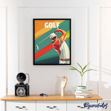 Cargar imagen en el visor de la galería, Póster Deportivo de Golf