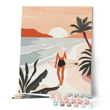 Cargar imagen en el visor de la galería, Paseo por la playa al atardecer