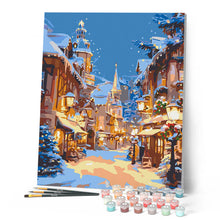 Cargar imagen en el visor de la galería, Pueblo navideño iluminado