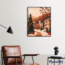 Cargar imagen en el visor de la galería, Pueblo acogedor en la montaña